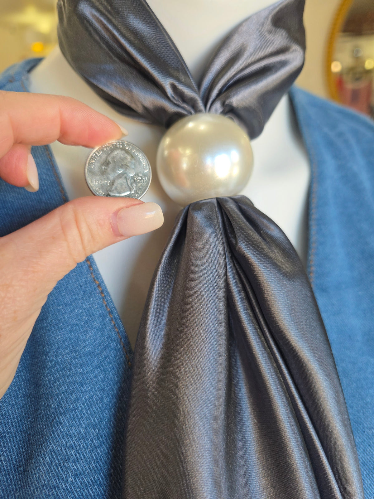 Pearl Scarf Slide JUMBO