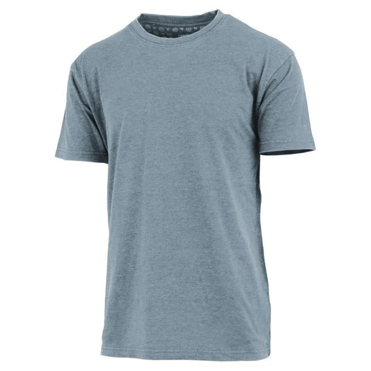 Graphic Tees Basic Acid Wash Tee Blue