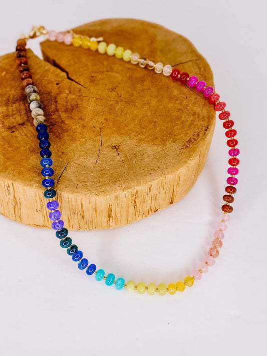 Necklaces Bright Bauble Bead Necklace