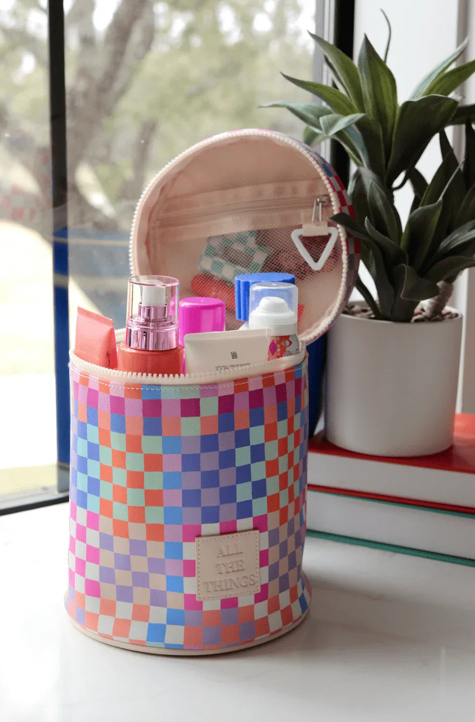 Bags Check Me Out Barrel Organizer Toiletry Bag