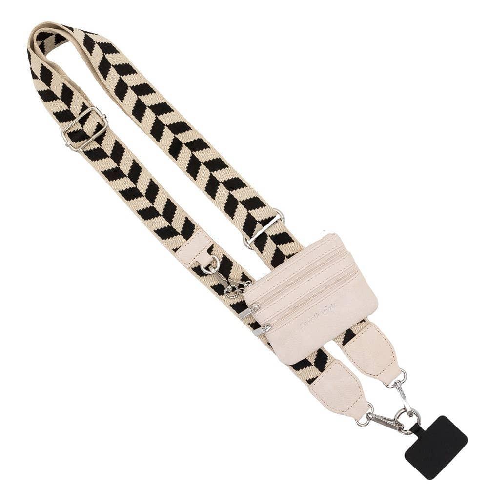 Accessories Clip & Go Strap w/Zippered Pouch Chevron