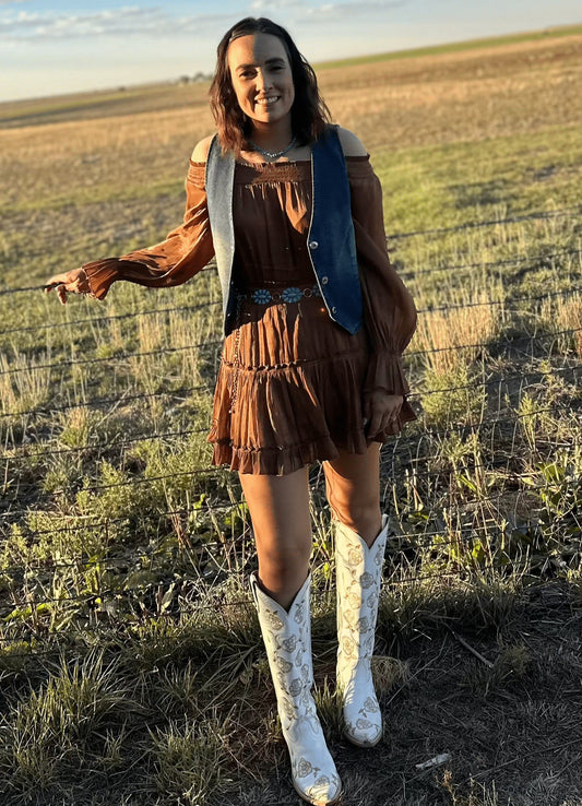 Dresses Copper Shimmer Dress