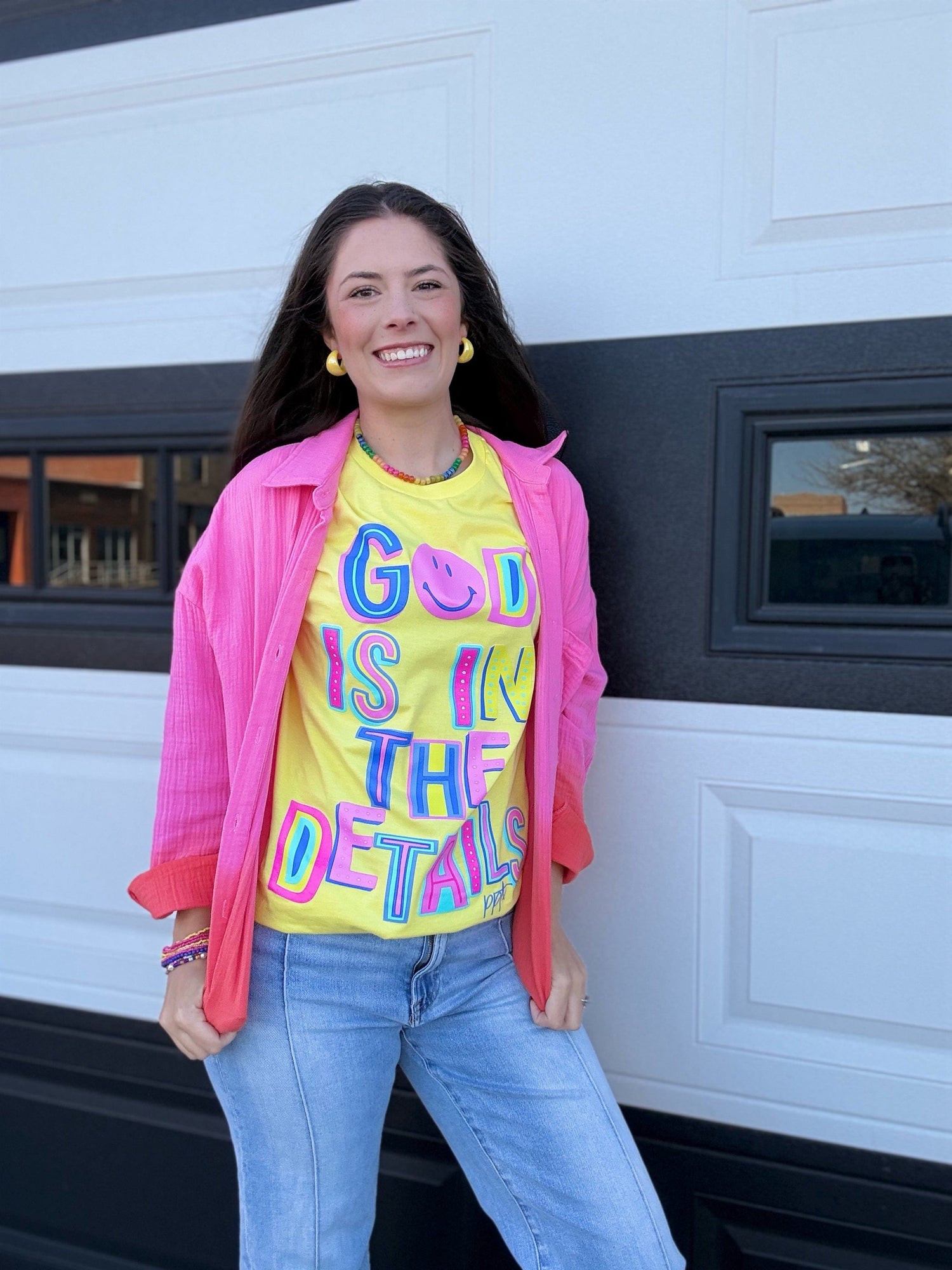 Graphic Tees God is in the Details Sunshine Tee