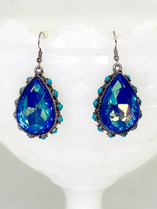 Earrings Gypsy Bling Earring- Blue