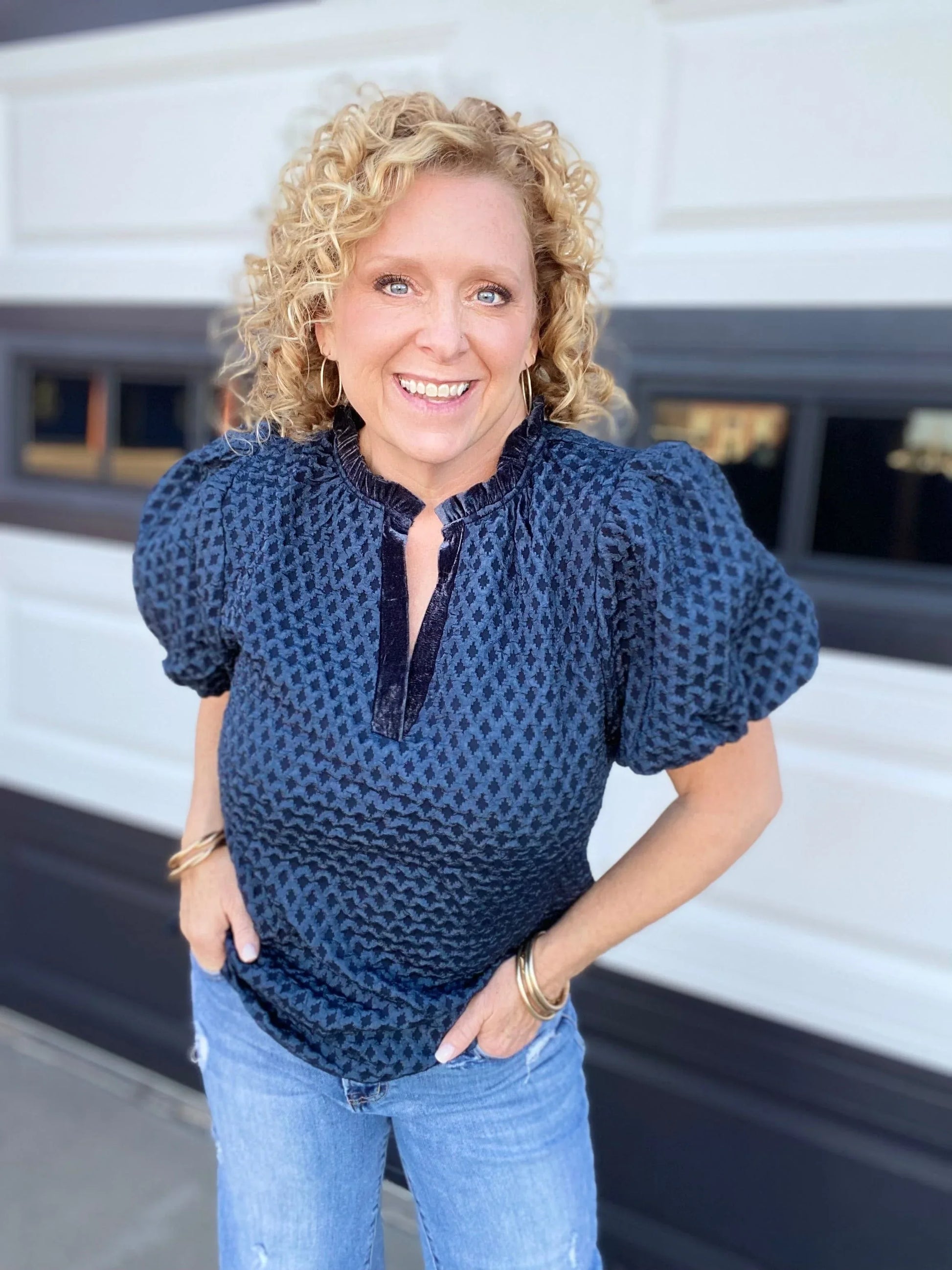 Tops Kami Puff Sleeve Blouse