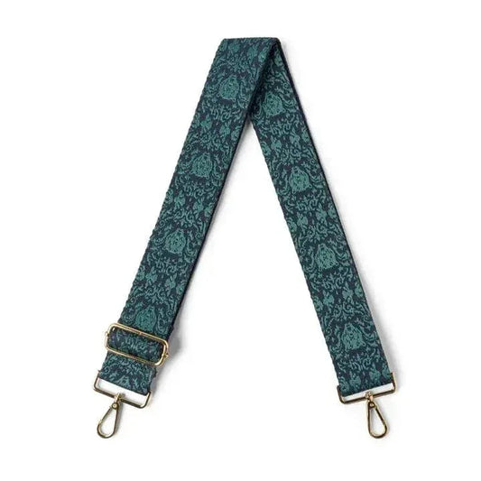 Other Goodies Navy Embroidered Bag Strap