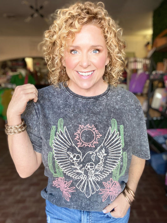 Graphic Tees Phoenix Tee-Black