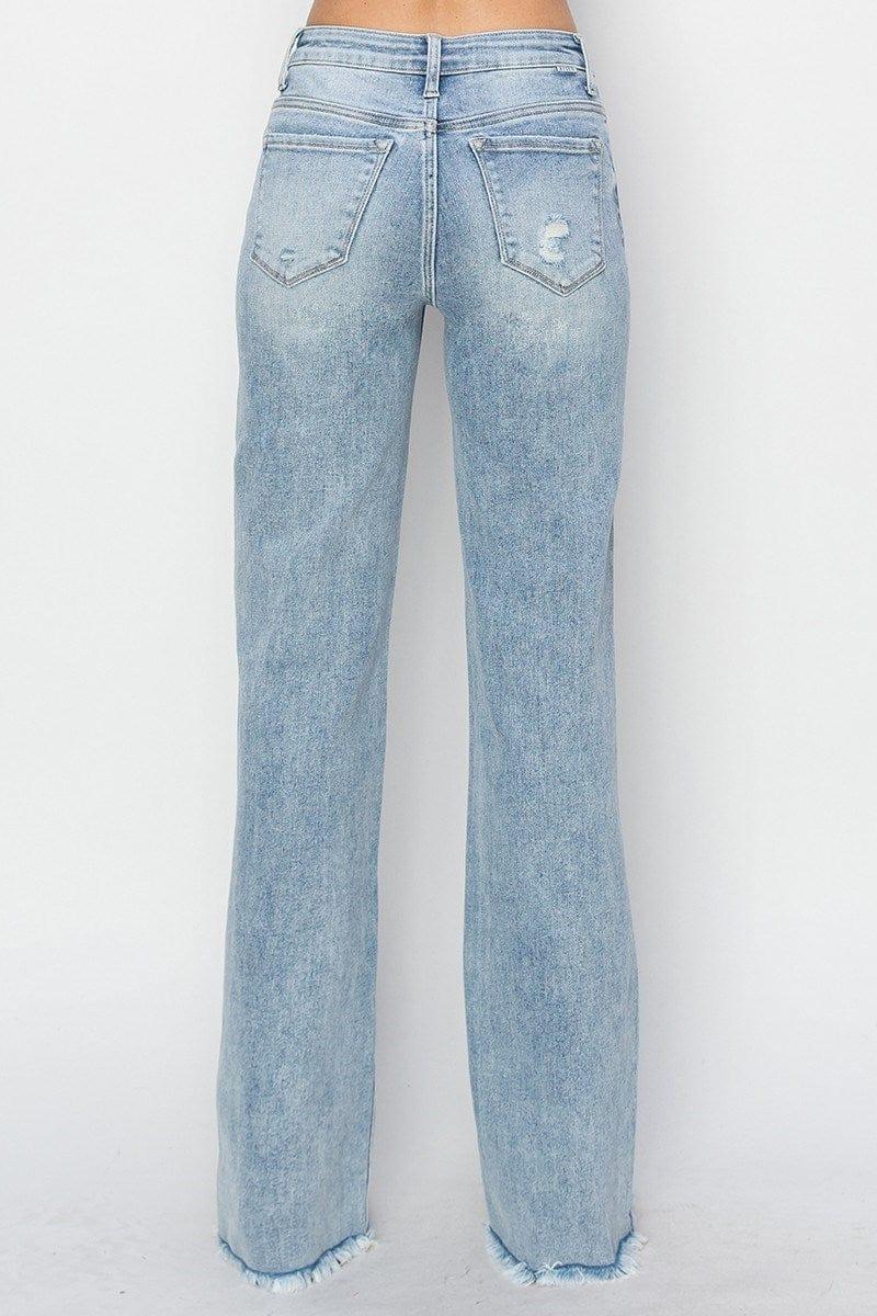 Bottoms Risen Jeans Full Length Straight
