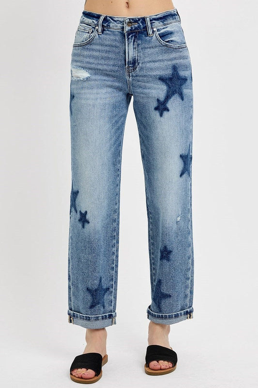 Bottoms Risen Star Jeans