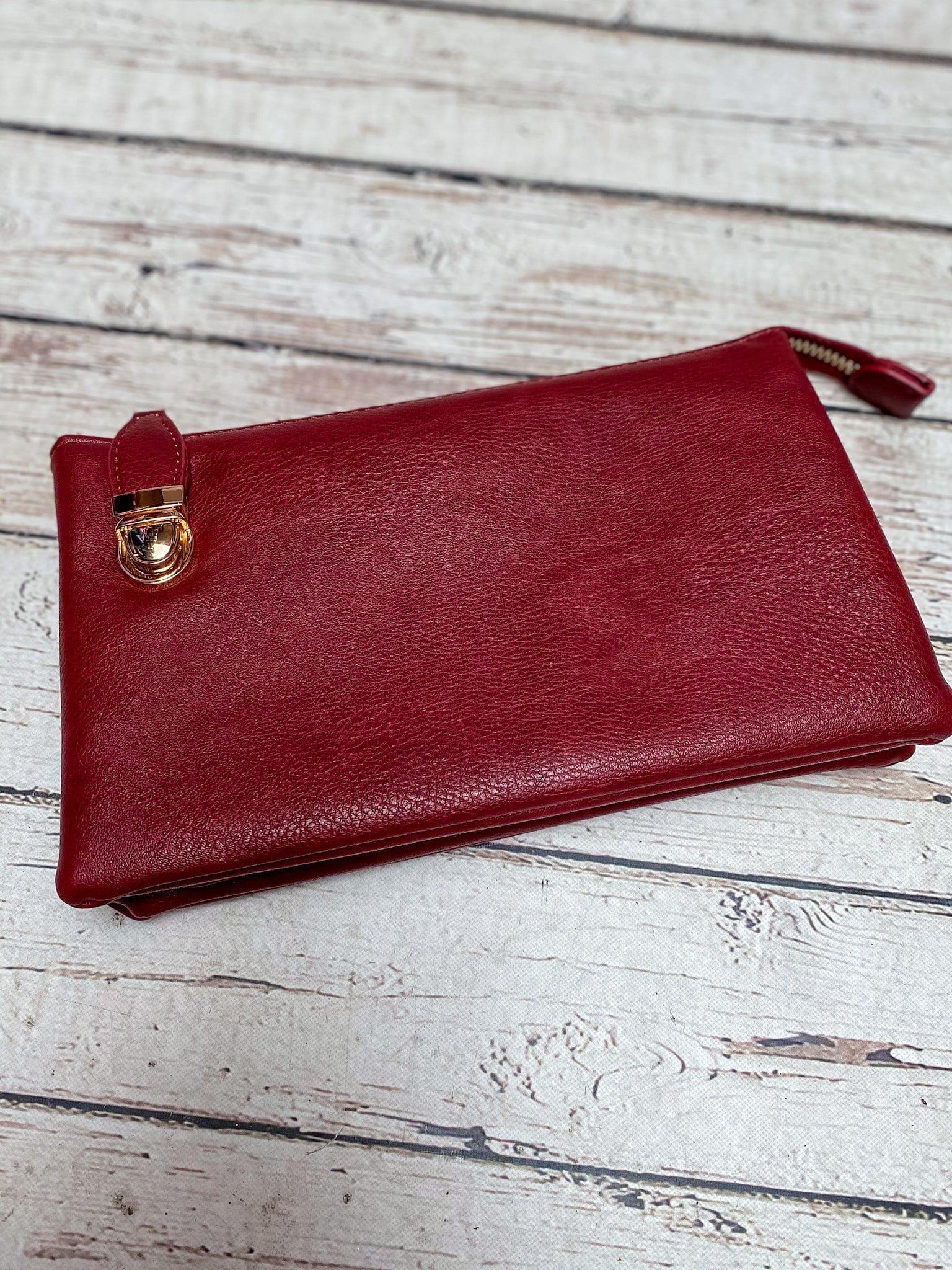 Handbags Top Zipper Crossbody Maroon