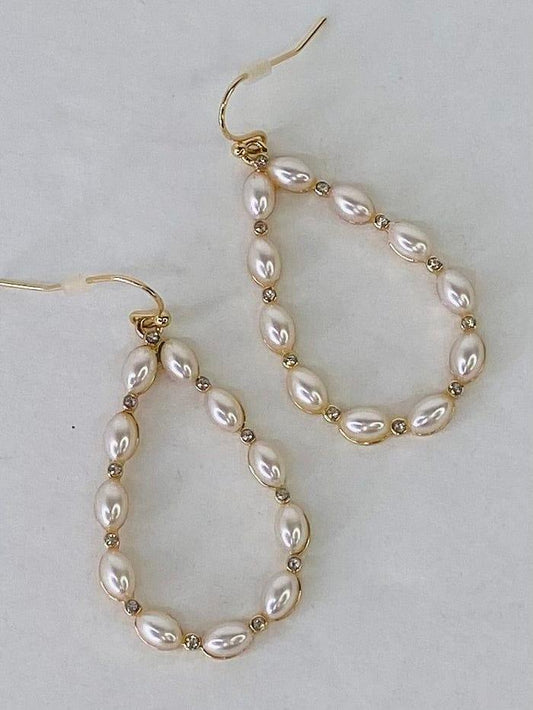 Earrings True Pearl Teardrop Earring