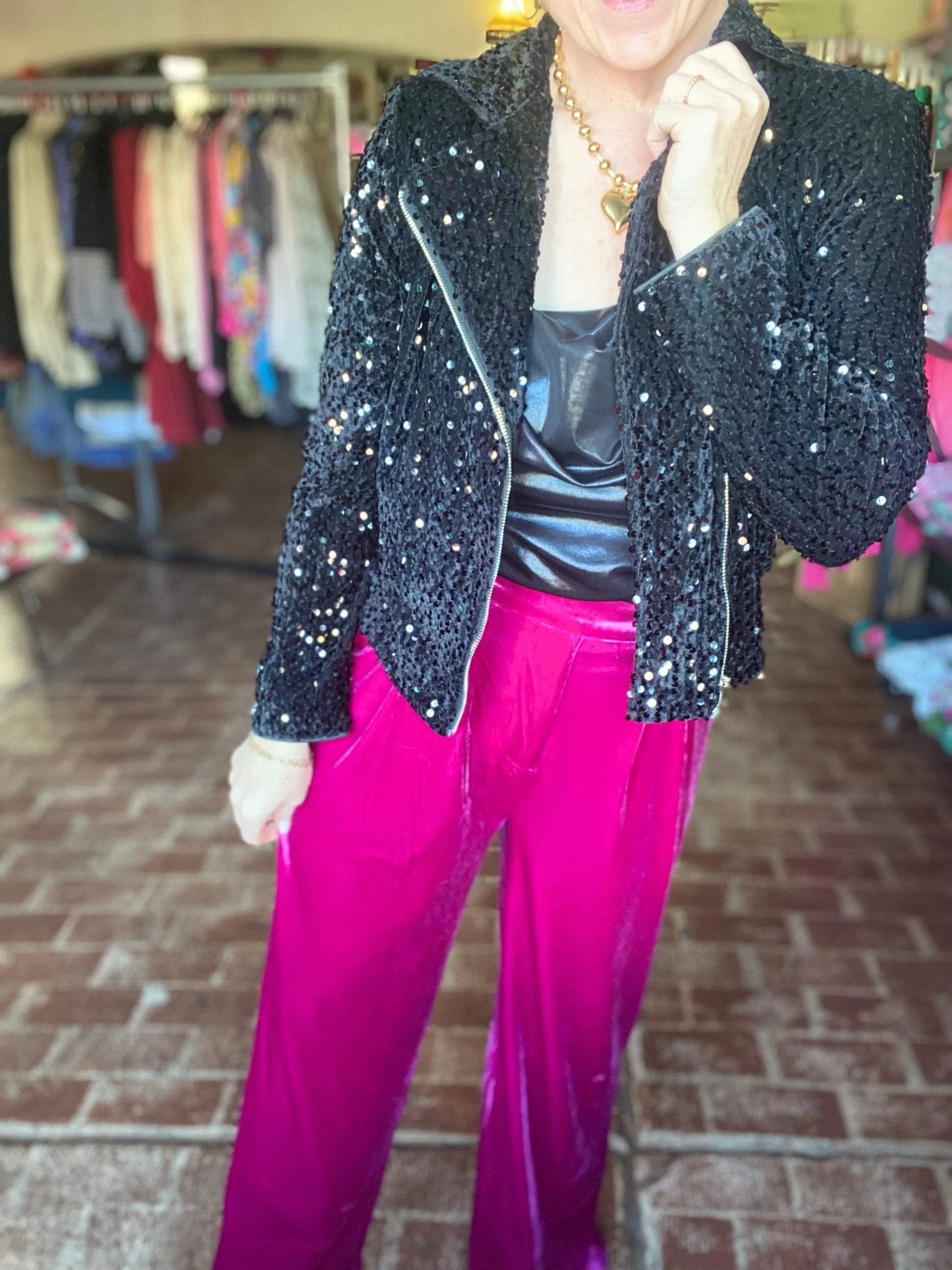 Bottoms Velvet Party Pant