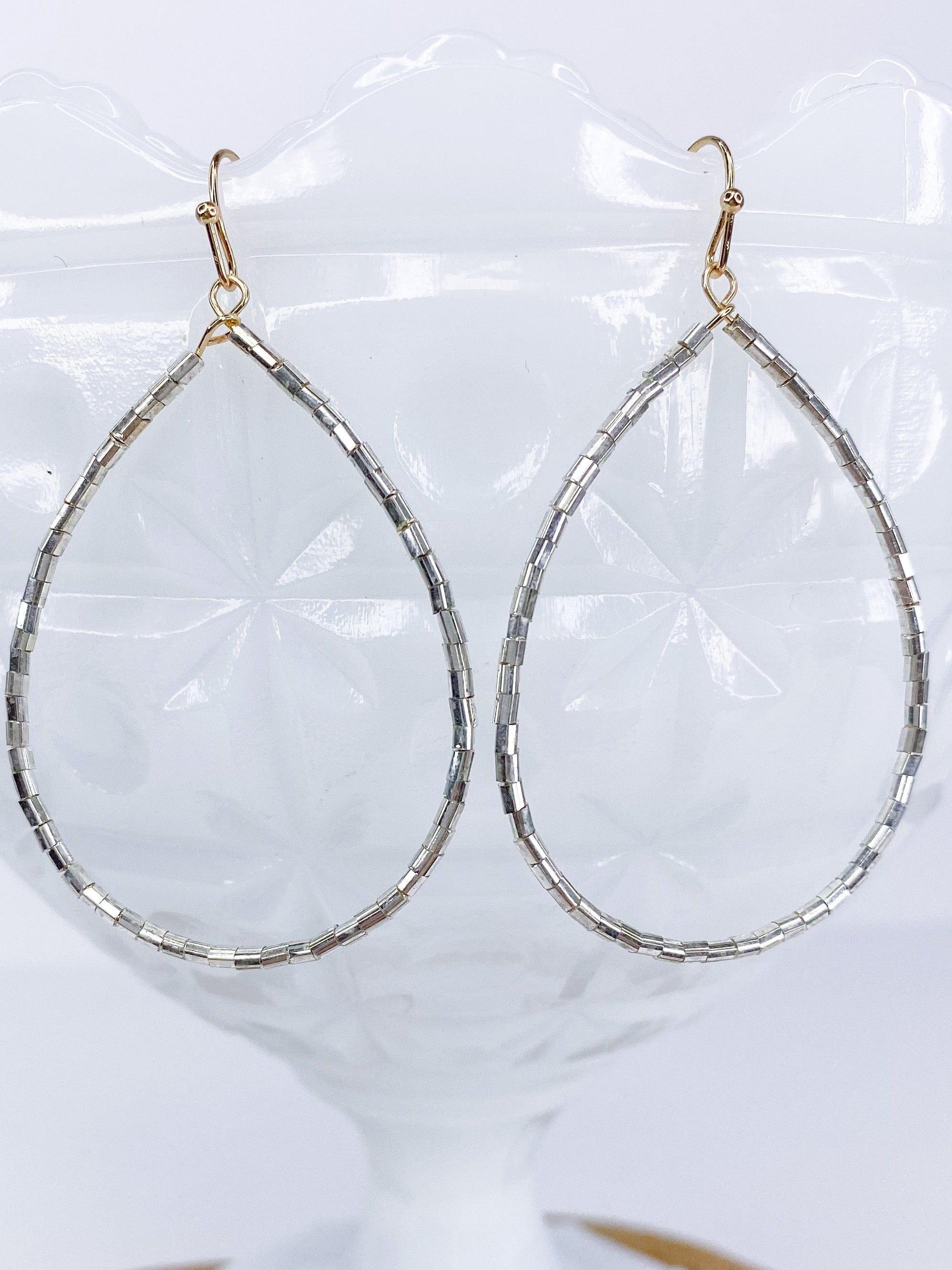 Earrings Jolie Shimmer Tear Drop